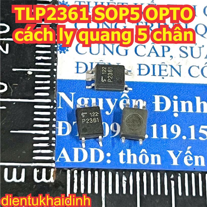 P109 P112A P155E P2361 P2366 TLP109 TLP112A TLP112 TLP155E TLP155 TLP2361 TLP2366 SOP5 OPTO cách ly quang 5 chân kde6869