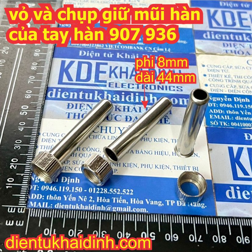 vỏ và chụp giữ mũi hàn của tay hàn 907 936 kde7007