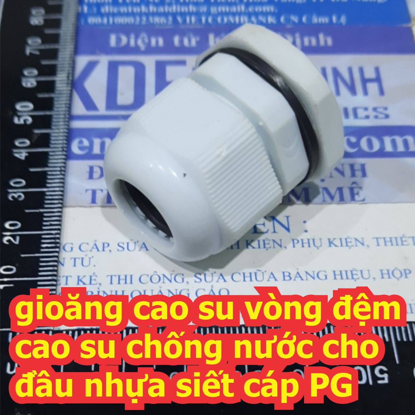 Gioăng cao su vòng đệm cao su chống nước cho đầu siết cáp PG loại PG7 ~ PG42 kde7011