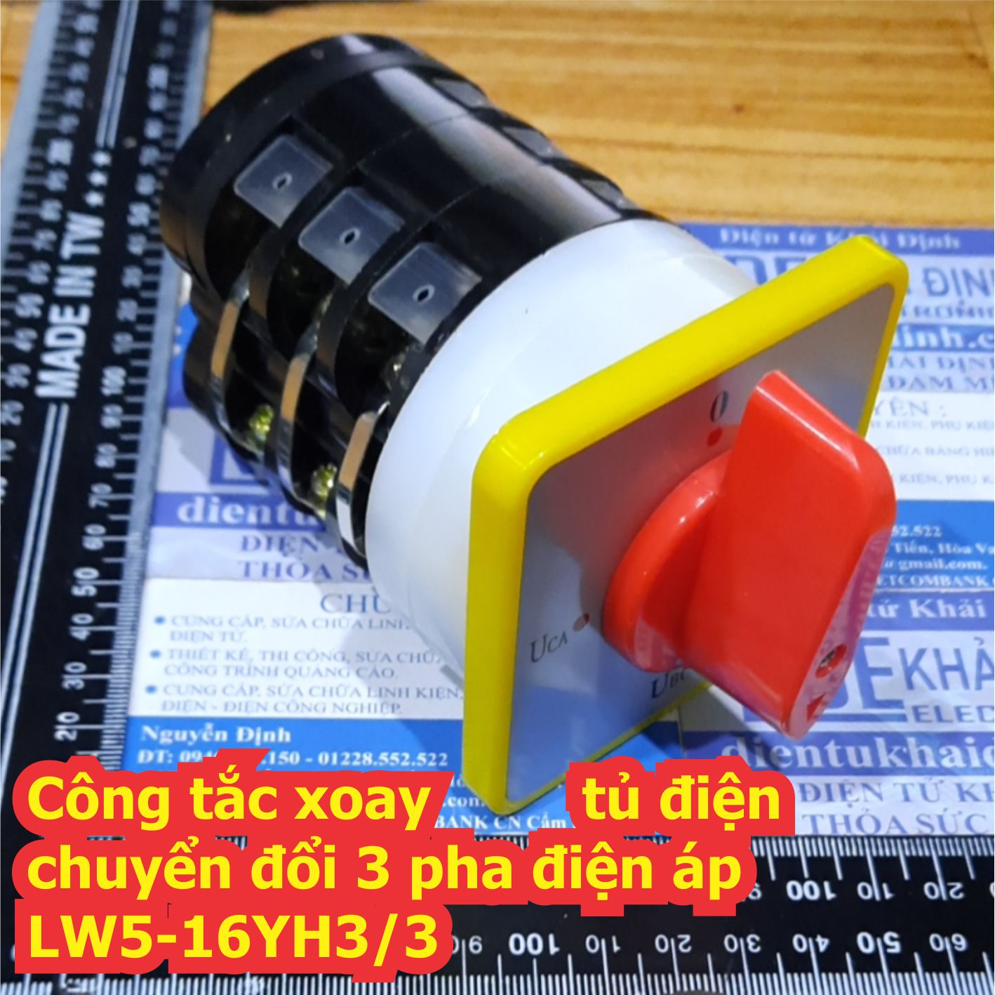 Công tắc xoay tủ điện chuyển đổi 3 pha điện áp LW5D LW5-16 YH3/3 LW5D-16 LW5 kde7313