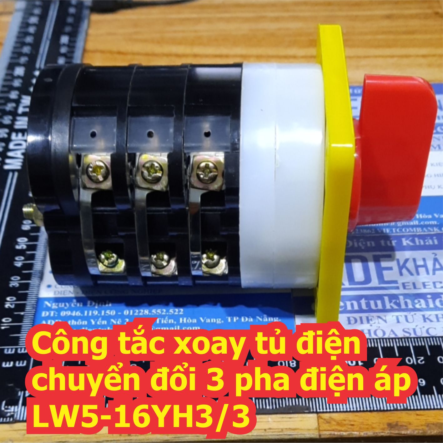 Công tắc xoay tủ điện chuyển đổi 3 pha điện áp LW5D LW5-16 YH3/3 LW5D-16 LW5 kde7313