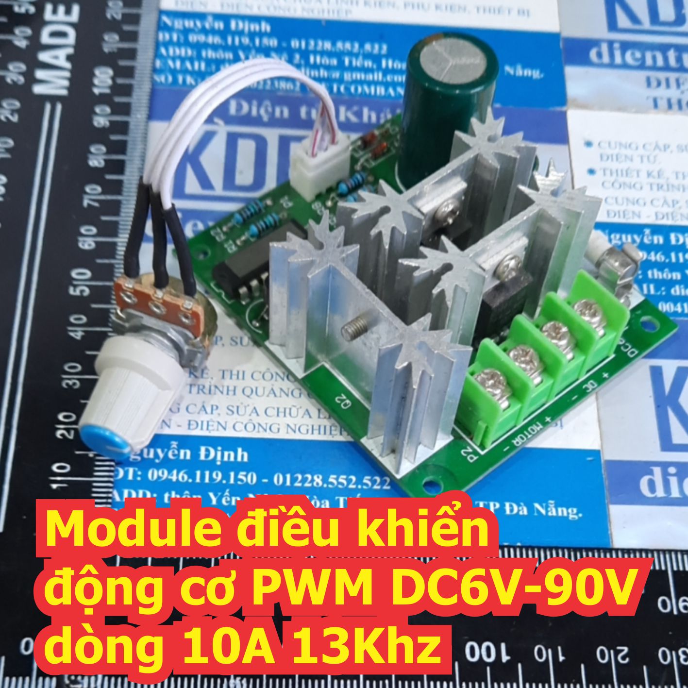 Module điều khiển động cơ PWM DC6V-90V dòng 10A 13Khz kde7327
