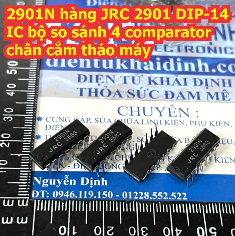 2901N NJM2901M hàng JRC 2901 DIP-14 IC bộ so sánh 4 comparator chân cắm kde9455