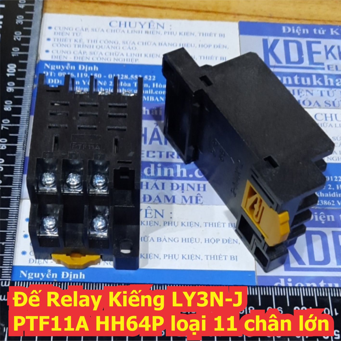 Đế Relay Kiếng LY3N-J PTF11A HH64P loại 11 chân lớn kde7684