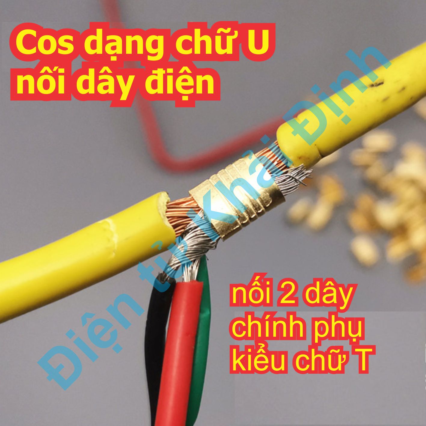 100 cái Cos hình chữ U 454 khóa nối dây điện bằng đồng 454A 454B 454C 454D 454E 454T kde7763