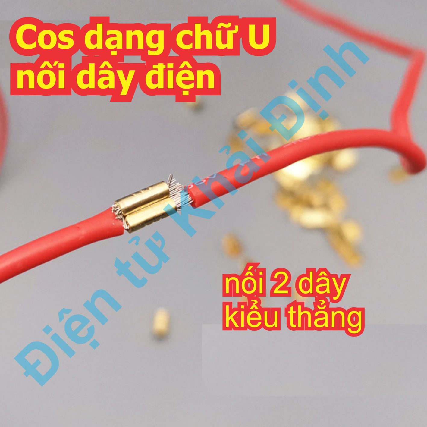 100 cái Cos hình chữ U 454 khóa nối dây điện bằng đồng 454A 454B 454C 454D 454E 454T kde7763