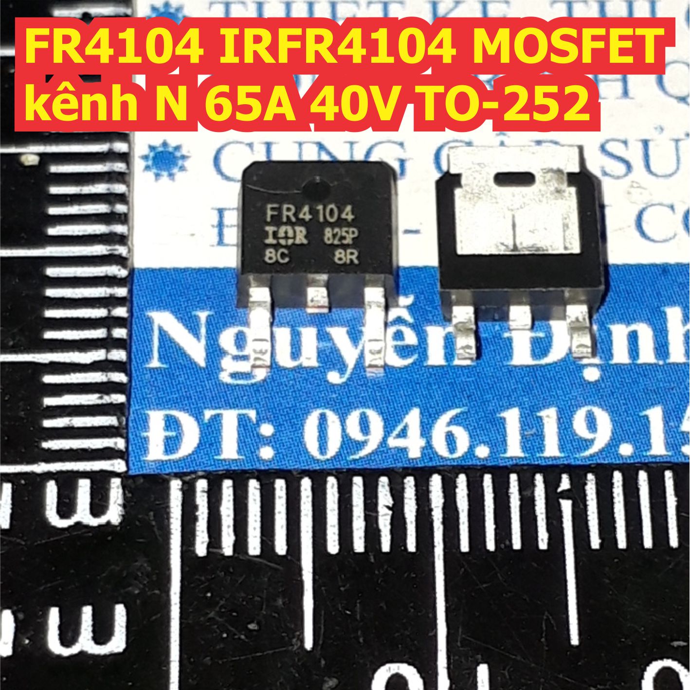 FR4104 IRFR4104 4104 MOSFET kênh N 65A 40V TO-252 kde7813