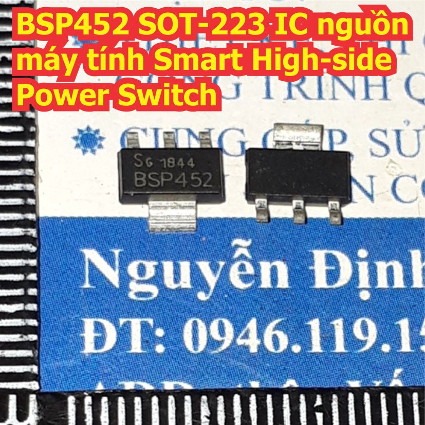 BSP452 BSP450 BSP75N BSP75 SOT-223 IC nguồn máy tính Smart High-side Power Switch kde7868