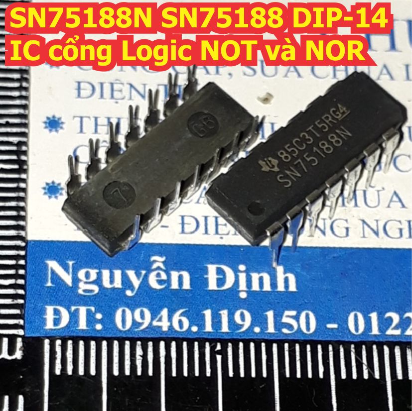 SN75188N SN75188 DIP-14 IC cổng Logic NOT và NOR kde7871