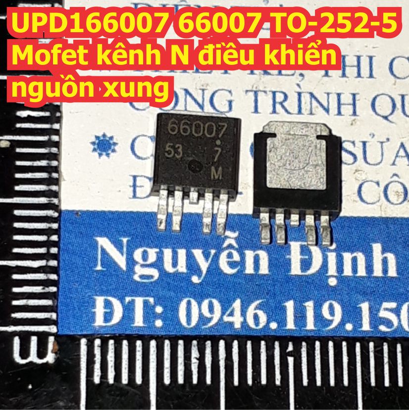 UPD166007 66007 TO-252-5 Mofet kênh N điều khiển nguồn xung kde7965