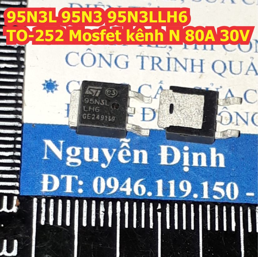 95N3L 95N3 95N3LLH6 TO-252 Mosfet kênh N 80A 30V kde7968