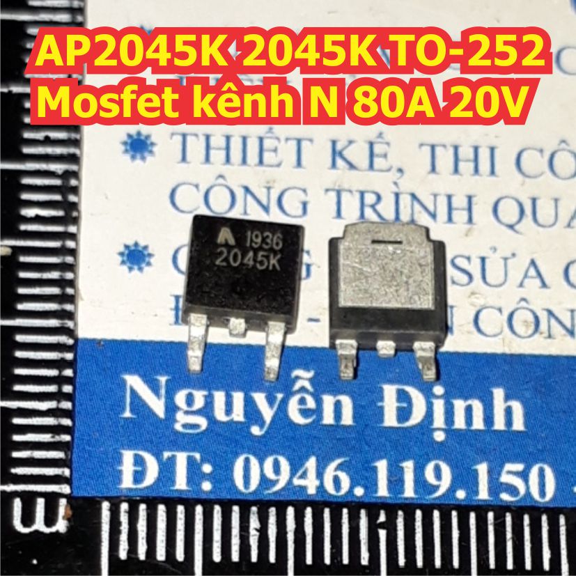 AP2045K 2045K TO-252 Mosfet kênh N 80A 20V kde7969