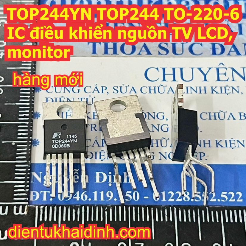 TOP244YN TOP244 TO-220-6 IC điều khiển nguồn TV, LCD, monitor… kde7989