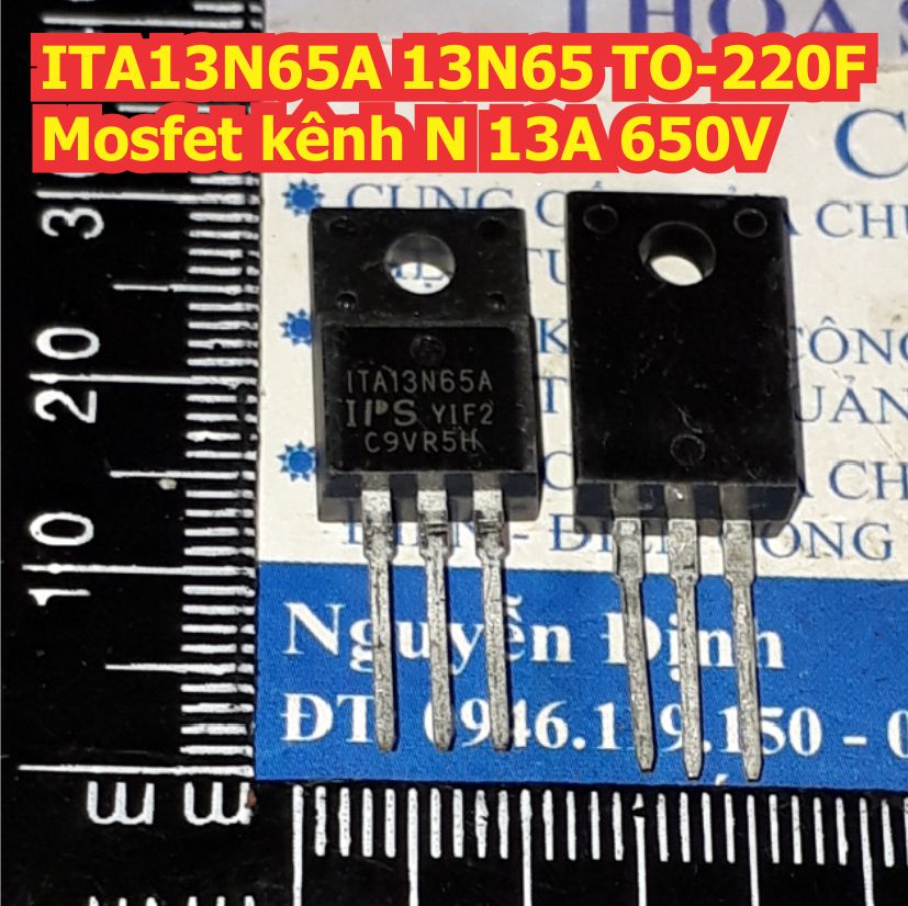ITA13N65A 13N65 13N65A MDF13N65B 13N65 MDF13N65 TO-220F Mosfet kênh N 13A 650V kde8014