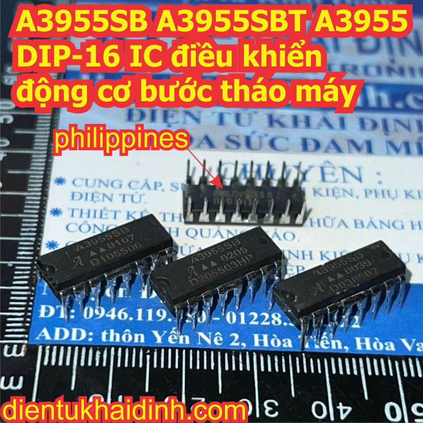 A3955SB A3955SBT A3955 DIP-16 IC điều khiển động cơ bước, tháo máy kde8188