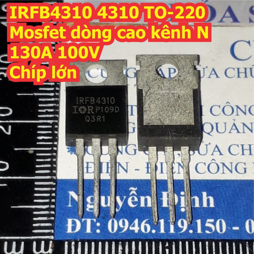 IRFB4310 4310 TO-220 Mosfet dòng cao kênh N 130A 100V Chíp lớn kde8236