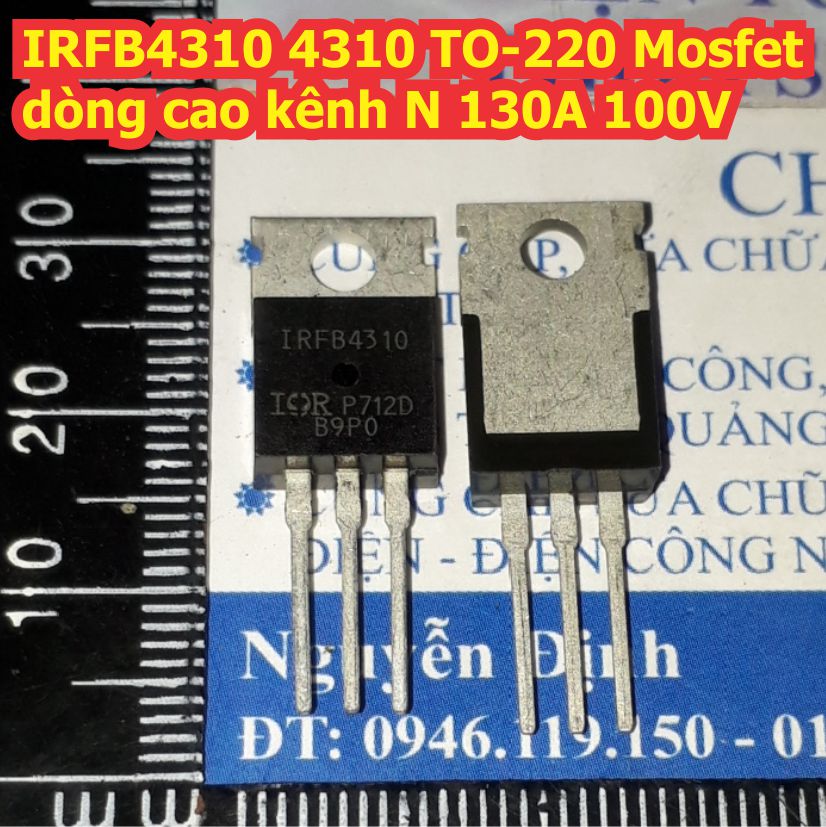 IRFB4310 4310 TO-220 Mosfet dòng cao kênh N 130A 100V kde8237