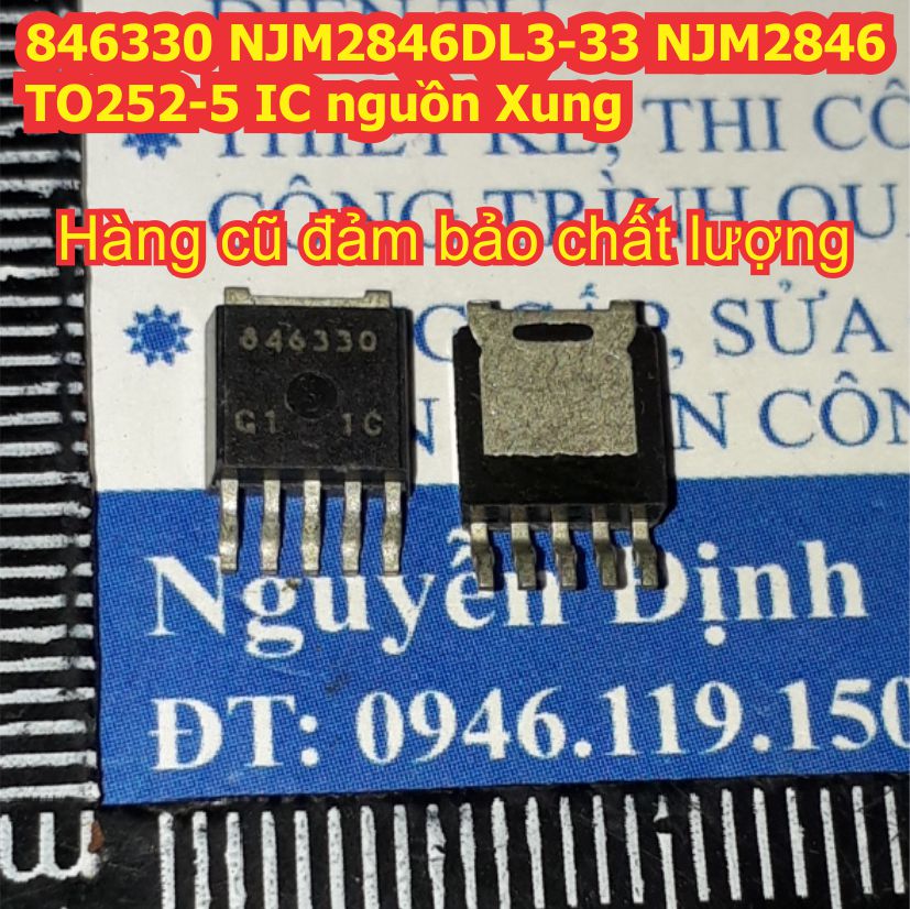 846330 NJM2846DL3-33 NJM2846 TO252-5 IC nguồn Xung kde8354