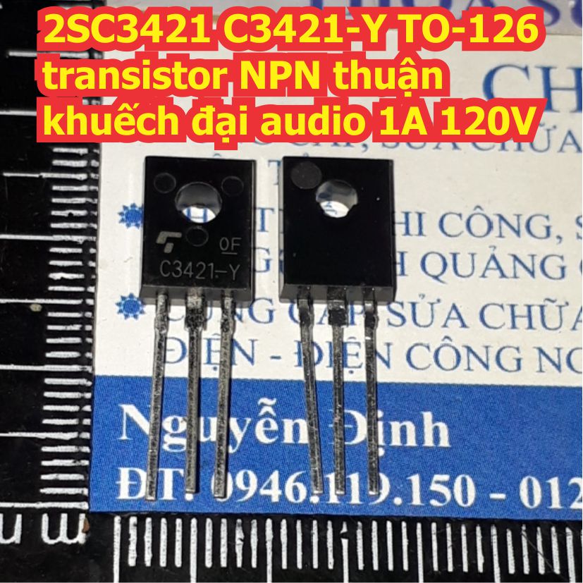 2SC3421 C3421-Y C3421 TO-126 transistor NPN thuận khuếch đại audio 1A 120V kde8386