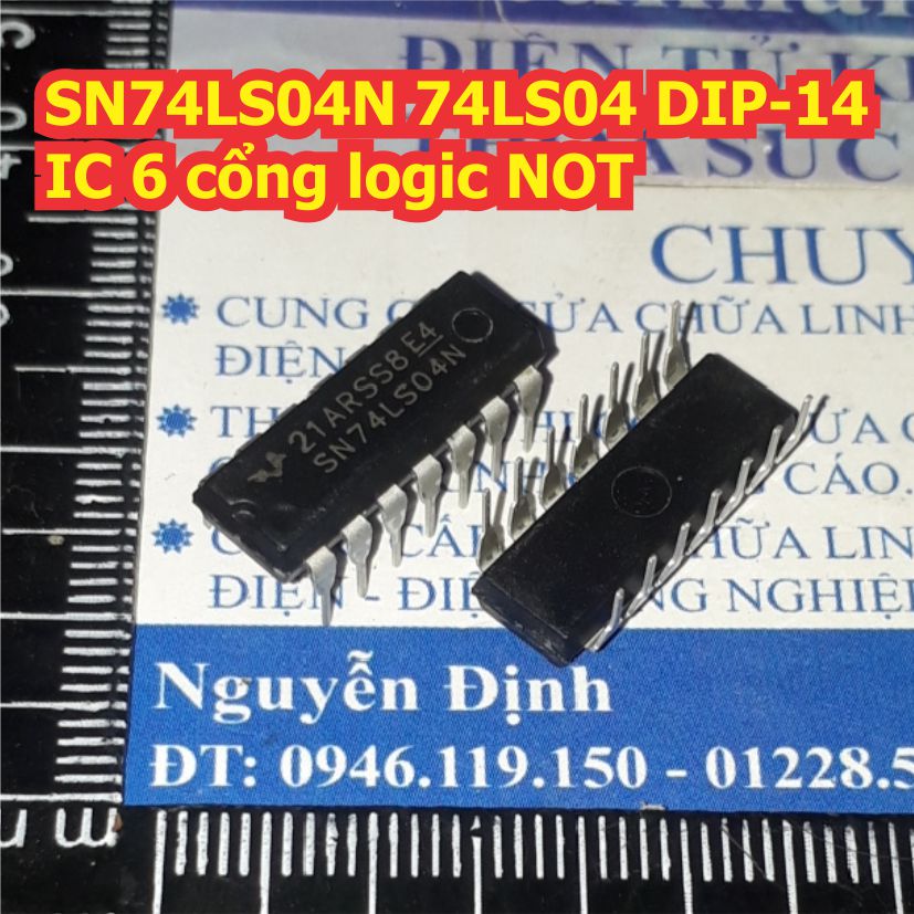 SN74LS04N 74LS04 DIP-14 IC 6 cổng logic NOT kde8394