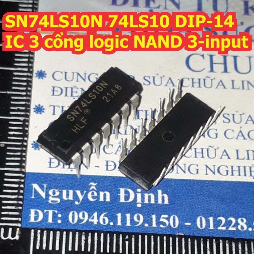 SN74LS10N 74LS10 DIP-14 IC 3 cổng logic NAND 3-input kde8397