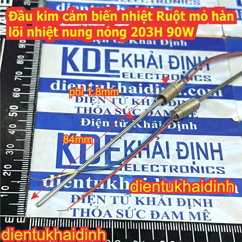 Ruột mỏ hàn lõi nhiệt nung nóng 203H 90W 4P 205H 150W 3P kde8407