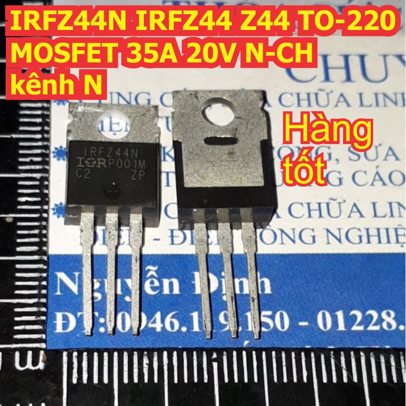 IRFZ44N IRFZ44 Z44 IRFZ44NPBF TO-220 MOSFET 35A 55V N-CH kênh N kde1454