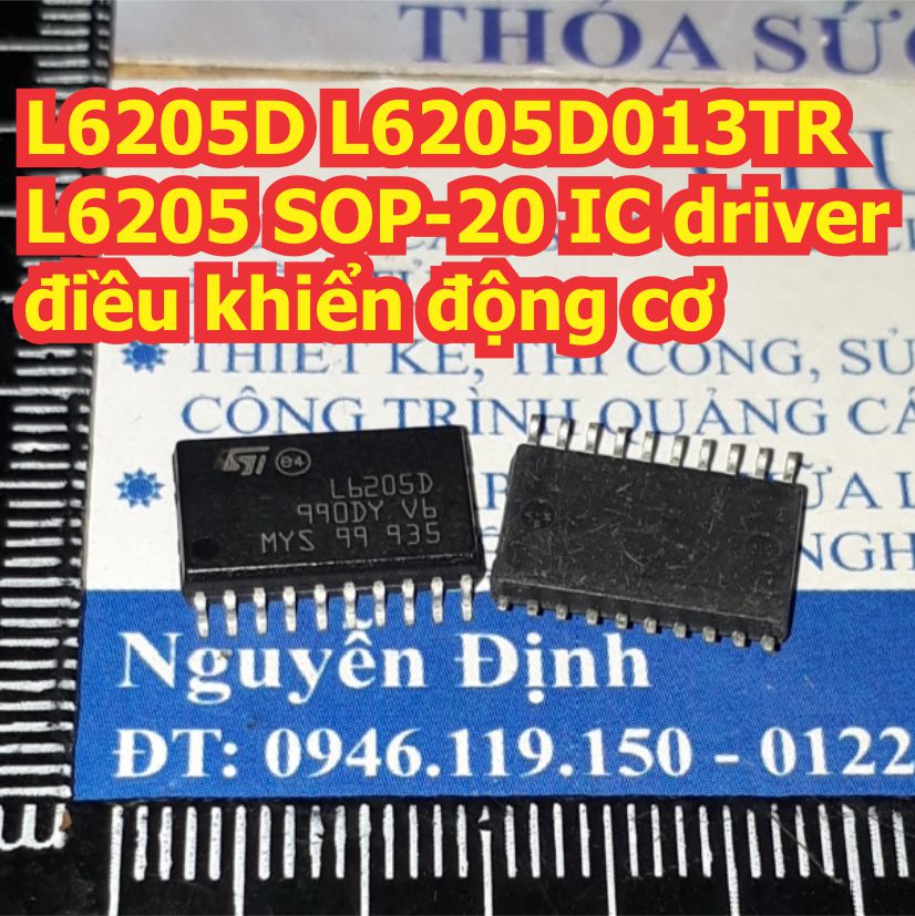 L6205D L6205D013TR L6205 6205 L6205PD L6205PD013TR SOP-20 PSOP-20 IC driver điều khiển động cơ kde8498