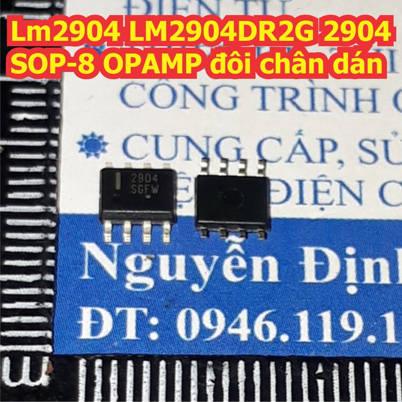 LM2904 LM2904DR2G 2904 SOP-8 OPAMP đôi chân dán kde8499