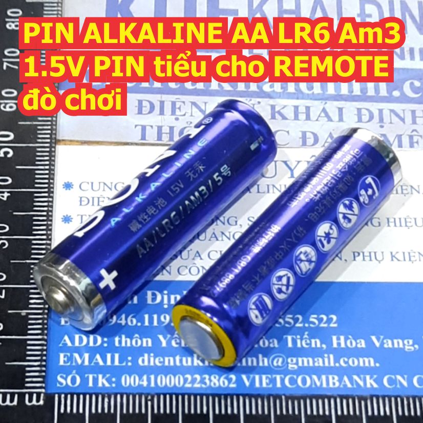 PIN ALKALINE AA LR6 AM3 1.5V PIN tiểu cho REMOTE đò chơi kde8516
