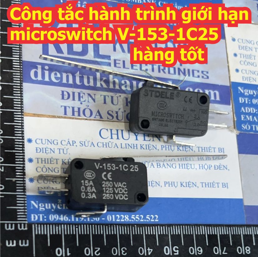 Công tắc hành trình giới hạn microswitch V 152 ~ 156 1C25 hàng tốt kde8571