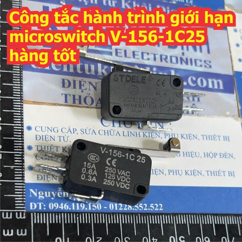 Công tắc hành trình giới hạn microswitch V 152 ~ 156 1C25 hàng tốt kde8571
