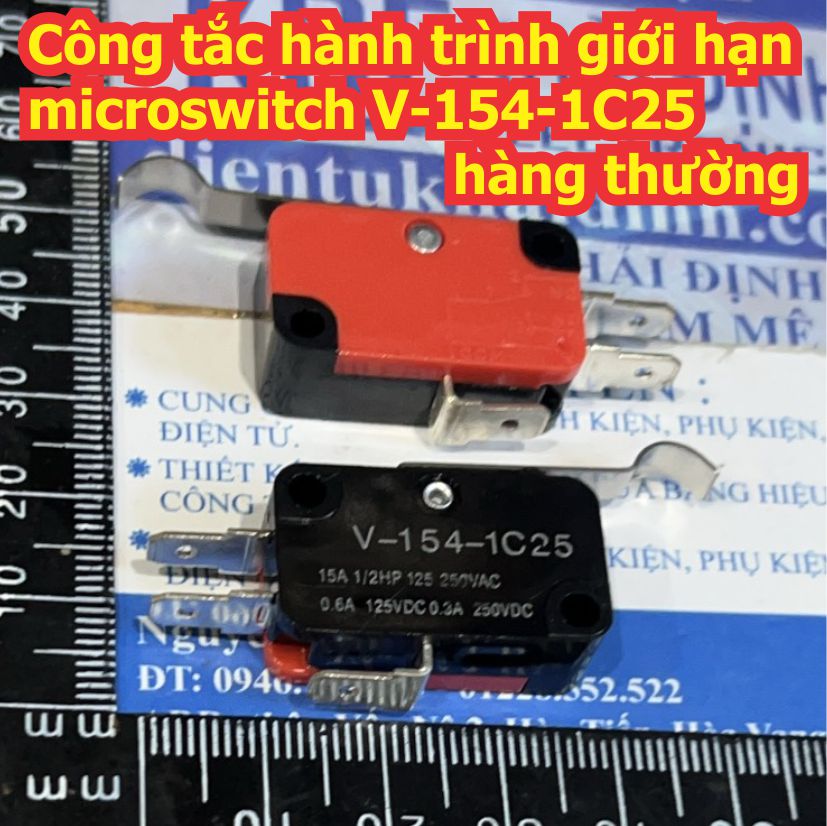 Công tắc hành trình giới hạn microswitch V 152 ~ 156 1C25 hàng tốt kde8571