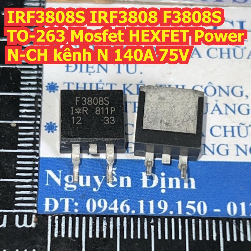IRF3805S F3805S 3805 IRF3808S IRF3808 F3808S 3808 TO-263 Mosfet HEXFET Power N-CH kênh N 75A 55V 140A 75V kde8632