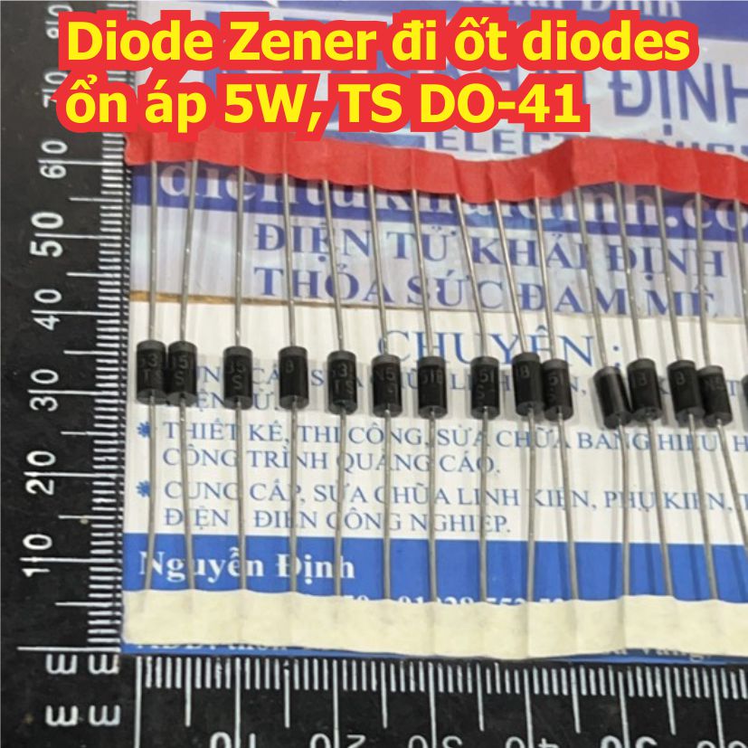 Diode Zener đi ốt diodes ổn áp 5W DO-41 1N5333 5345 5349 5352 5358 5362 5367 5372 5377 1N5388 3.3V ~ 200V kde8654