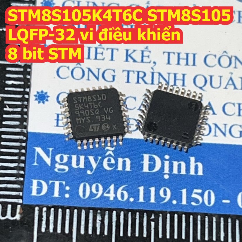 STM8S105K4T6C STM8S105 LQFP-32 vi điều khiển 8 bit 16K STM kde8785