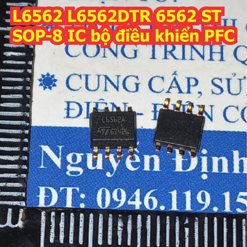 L6562 L6562DTR L6562N 6562 ST SOP-8 DIP-8 IC bộ điều khiển PFC kde8854