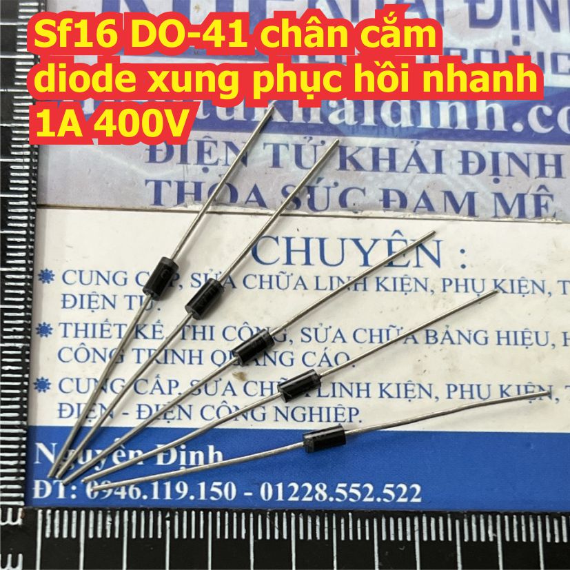 SF16 DO-214AC DO-41 SMA ES1G chân dán cắm diode xung phục hồi nhanh 1A 400V kde8856
