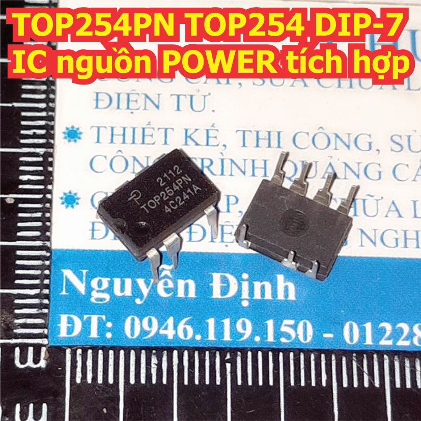 TOP254PN TOP254 TOP256PN TOP256 TOP258PN TOP258 DIP-7 IC nguon POWER tích hợp kde8887