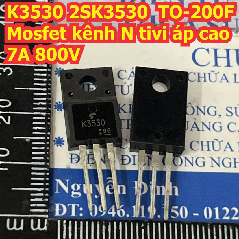 2SK2645 K2645 K3683 2SK3683 K3530 2SK3530 K3568 2SK3568 K3569 2SK3569 MOSFET kênh N TO-220F trong LCD tivi kde4910