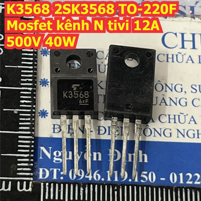 2SK2645 K2645 K3683 2SK3683 K3530 2SK3530 K3568 2SK3568 K3569 2SK3569 MOSFET kênh N TO-220F trong LCD tivi kde4910
