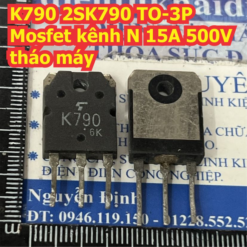 K790 K2771 K3528 2SK2771 2SK3528 2SK790 TO-3PF TO-3P Mosfet kênh N trong tivi các loại áp cao tháo máy kde8982