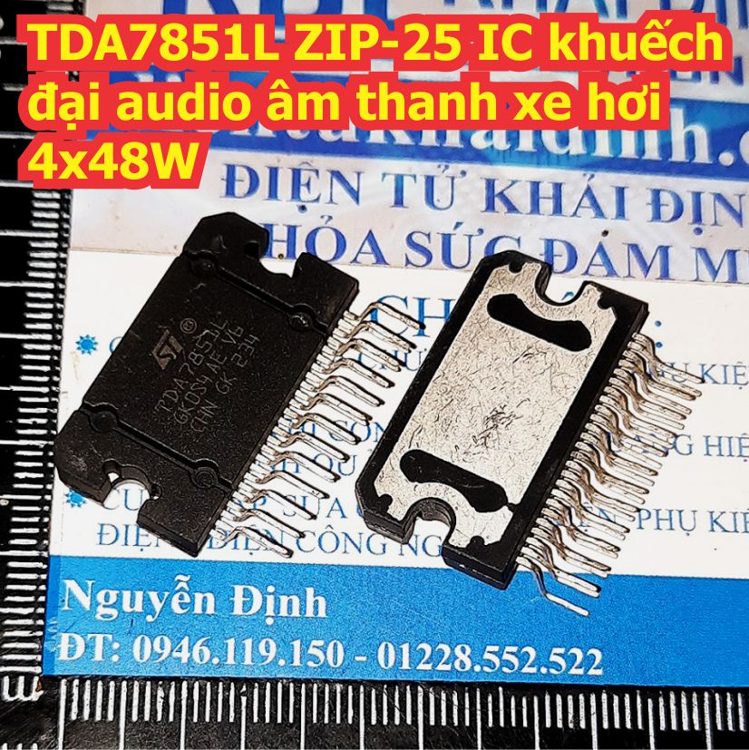 TDA7388 TDA7851F TDA7851L TDA7851 TB2929AHQ TB2929HQ 7388 7851 2929 ZIP-25 IC amly khuếch đại âm thanh oto 4-CH kde9072