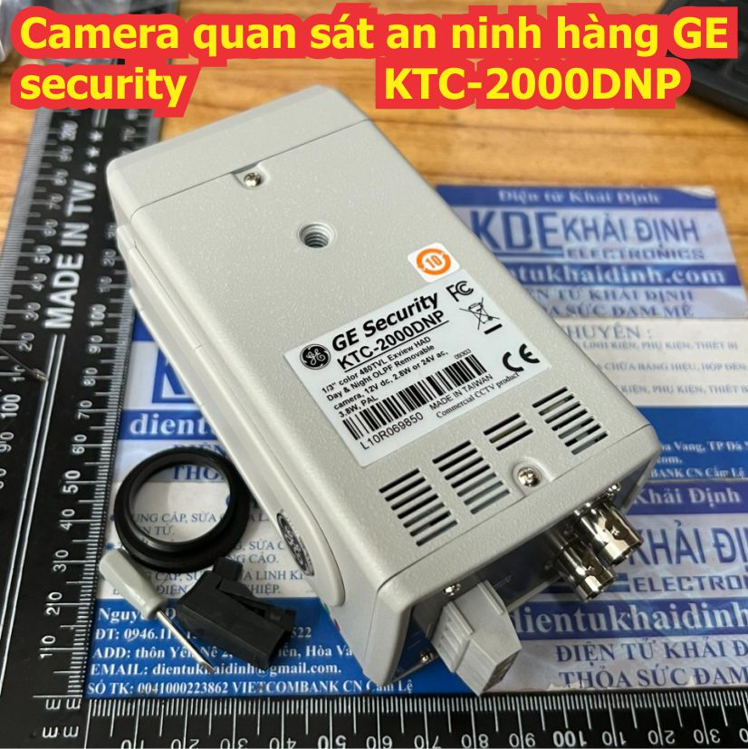 Camera quan sát an ninh hàng GE security KTC-2000DNP kde9166
