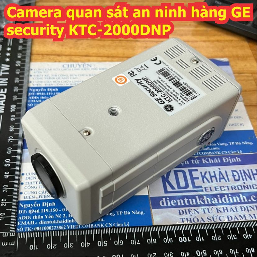 Camera quan sát an ninh hàng GE security KTC-2000DNP kde9166