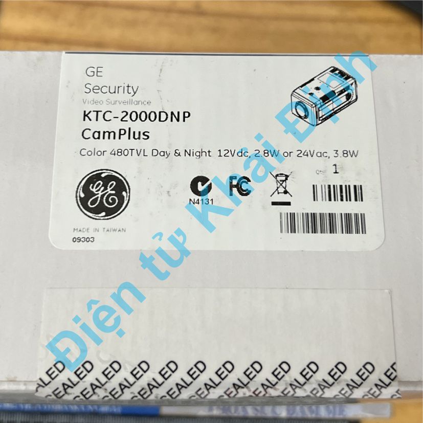 Camera quan sát an ninh hàng GE security KTC-2000DNP kde9166