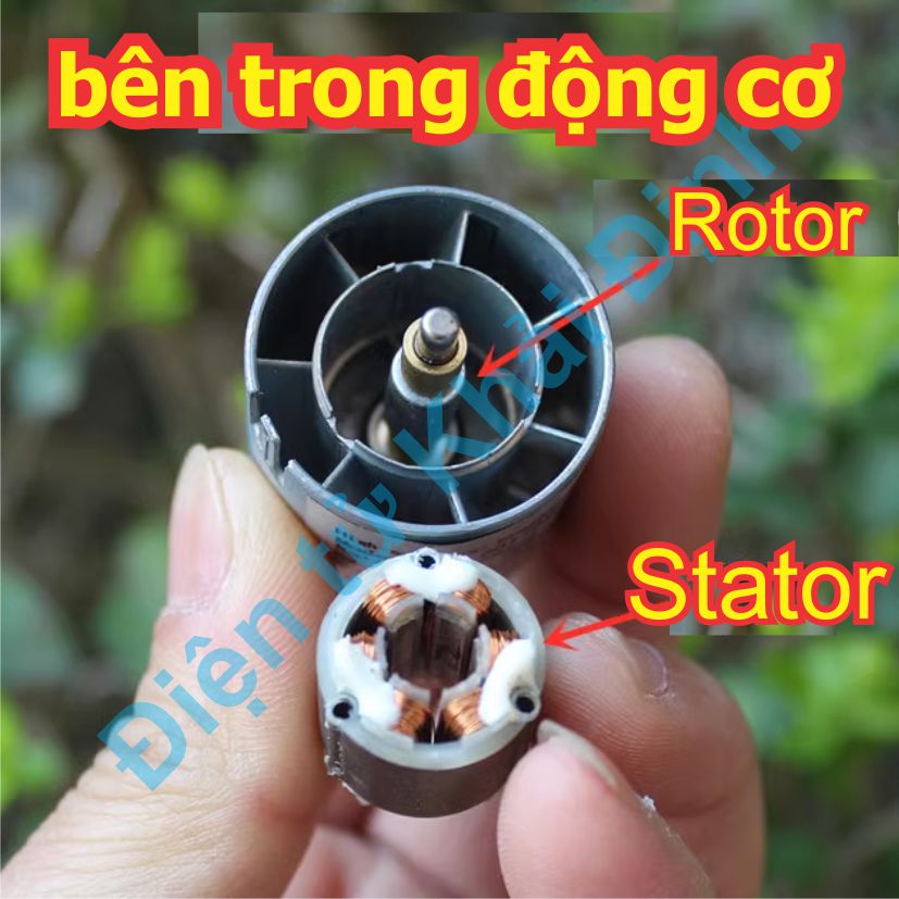 Động cơ không chổi than máy sấy tóc tốc độ cực cao 310Vdc 60W / 105W 110.000V/P 107.000v/P mạch điều khiển kde9175