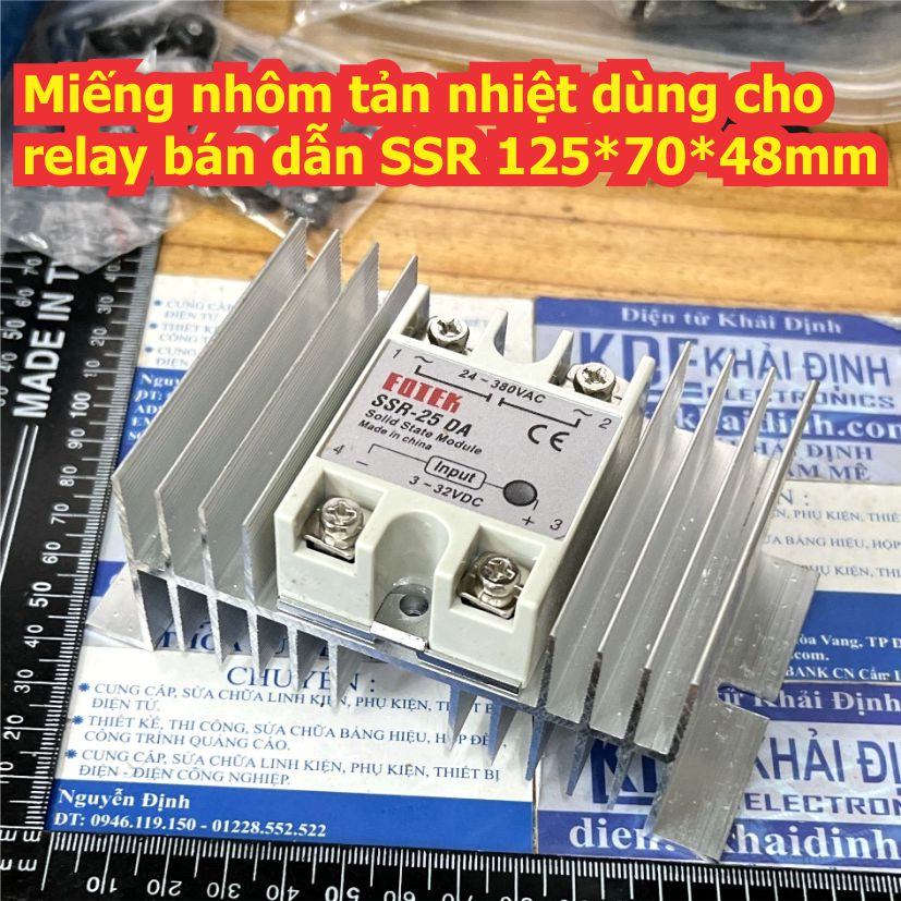 Relay bán dẫn Solid state Relay OUT:24-380VAC IN:3-32VDC SSR-10DA SSR-25DA SSR-40DA SSR-60DA SSR-80DA SSR-100DA kde9254