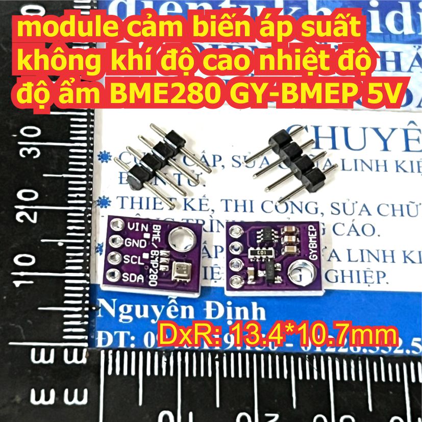 module cảm biến áp suất không khí độ cao nhiệt độ, độ ẩm BME280 GY-BMEP 5V / 3.3V kde9276