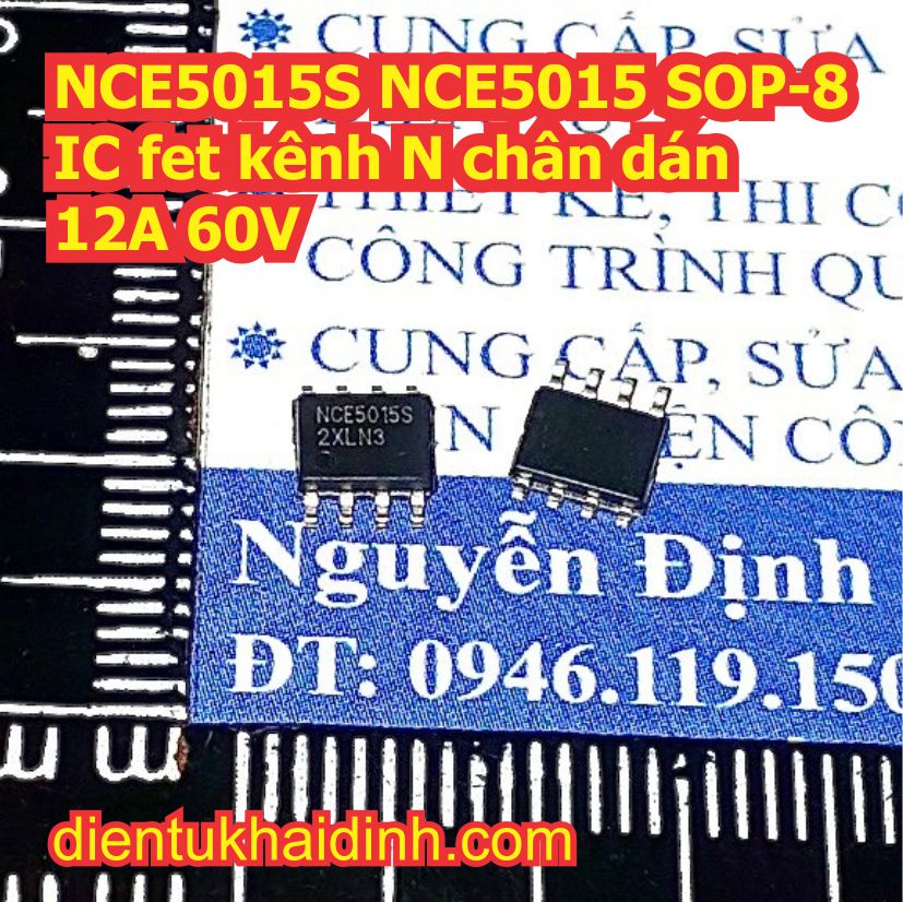 NCE5015S NCE5015 SOP-8 IC fet kênh N chân dán 12A 60V kde9312